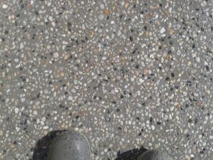 salt and pepper exposed aggregate